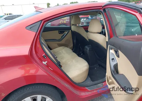 2013 Hyundai Elantra Gls from USA, damaged, VIN KMHDH4AE9DU560170